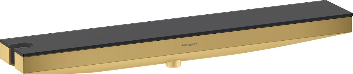Hansgrohe Rainfinity Porter 500 nástenná hadicová prípojka a polica, L, zlatý lesk 26843990