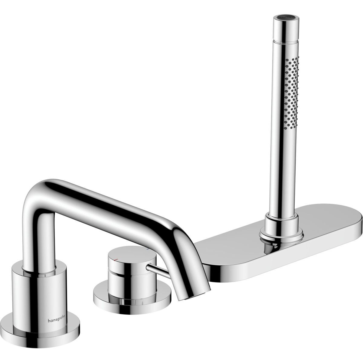 Hansgrohe Tecturis S Trojotvorová batéria na okraj vane, sBox, chróm 73447000