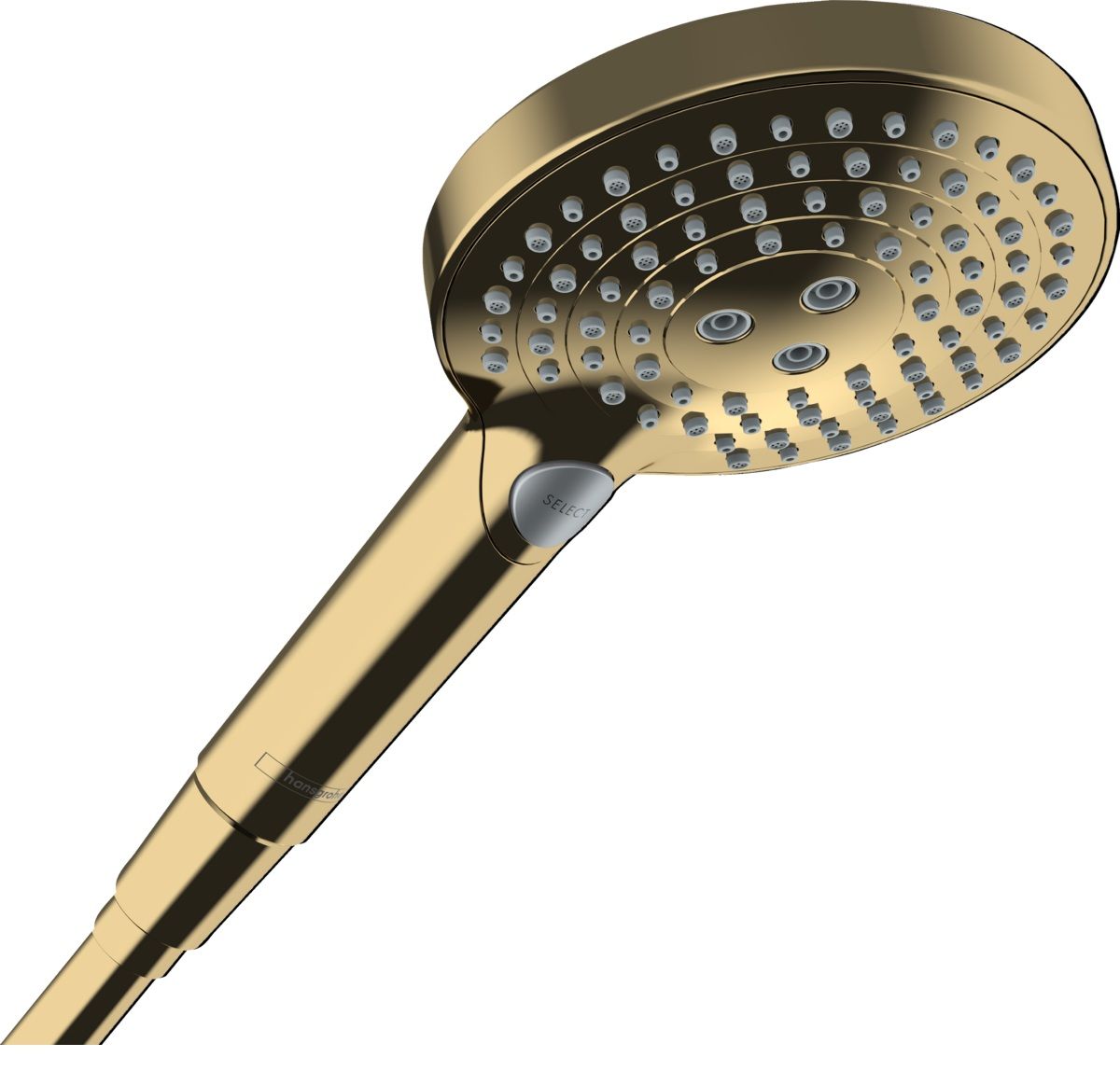 Hansgrohe Raindance Select S Ruční sprcha 3jet, EcoSmart +, zlatá lesk 26516990