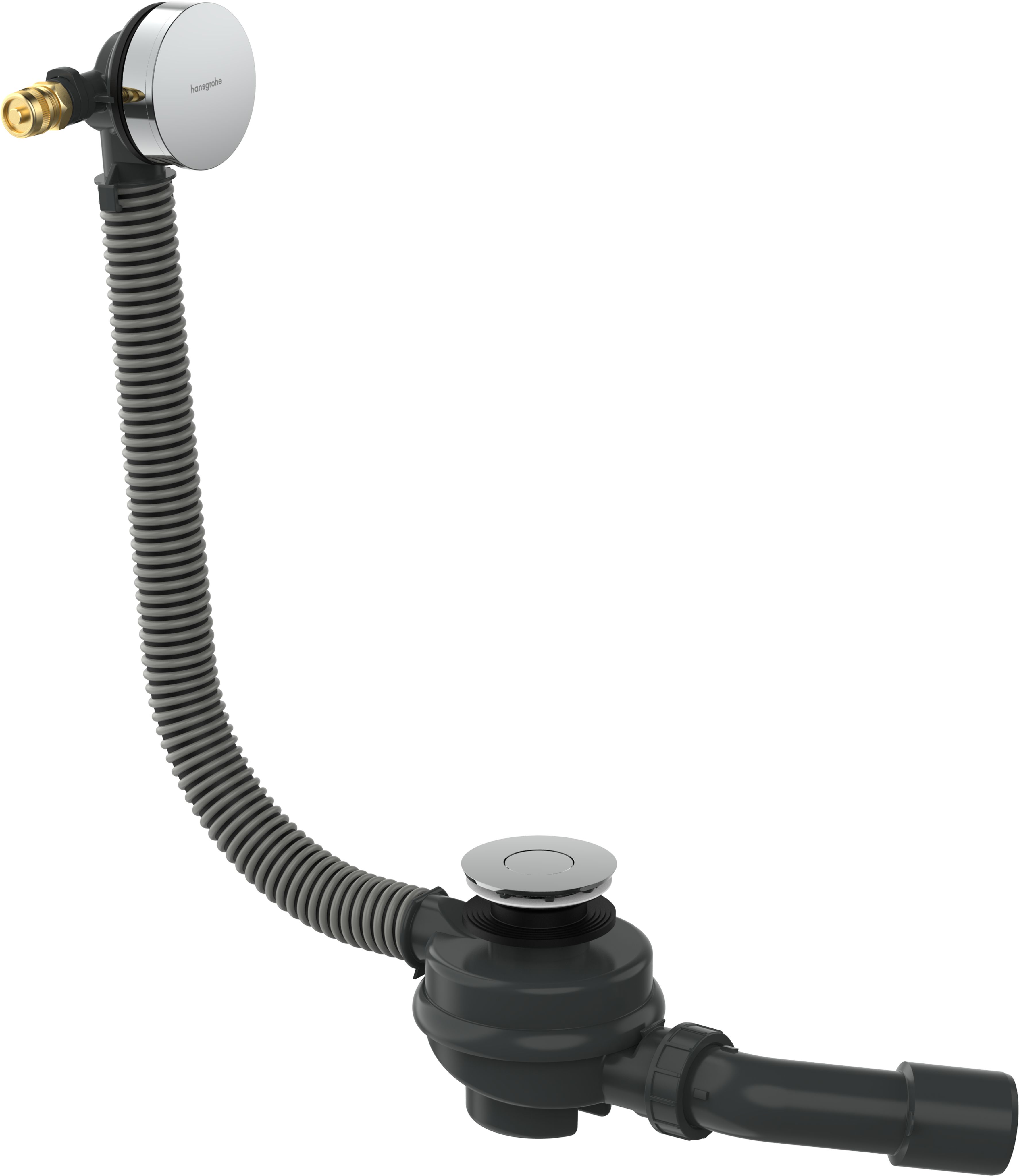 Hansgrohe Flexaplus Vaňový sifón click-clack, chróm 58154000