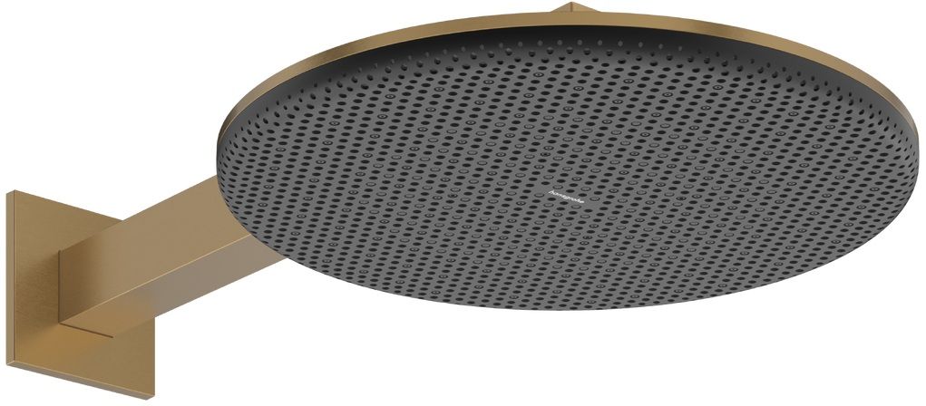 Hansgrohe Raindance Alive S Hlavová sprcha s bočným ramenom, 30 cm, 2jet, kartáčovaný bronz 24540140