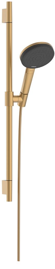Hansgrohe Raindance Alive Select S, EcoSmart, Sprchová sada so sprchovou tyčou, 65 cm, 3jet, kartáčovaný bronz 24602140
