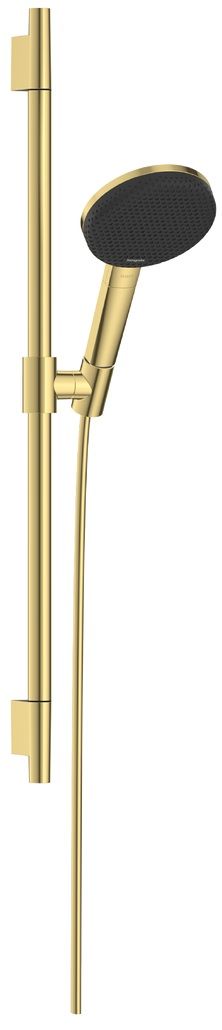 Hansgrohe Raindance Alive Select S, EcoSmart, Sprchová sada so sprchovou tyčou, 65 cm, 3jet, zlatá lesklá 24602990