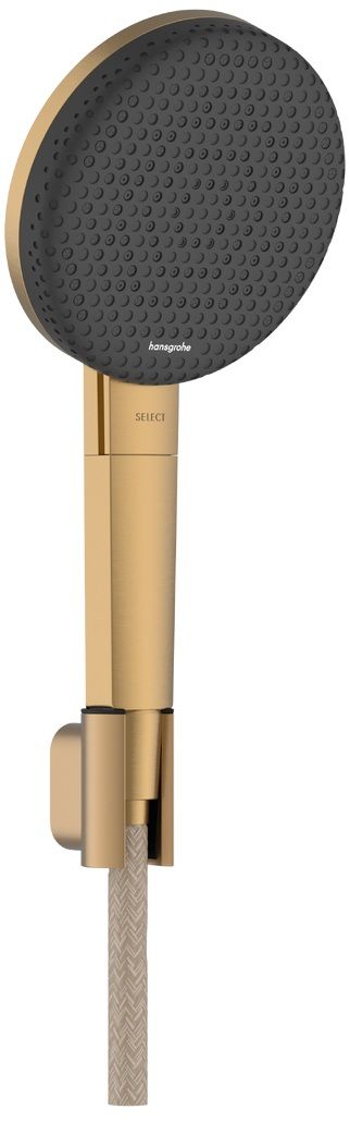 Hansgrohe Raindance Alive Select S, EcoSmart, Sada so sprchovým držiakom, 3jet, kartáčovaný bronz 24611140