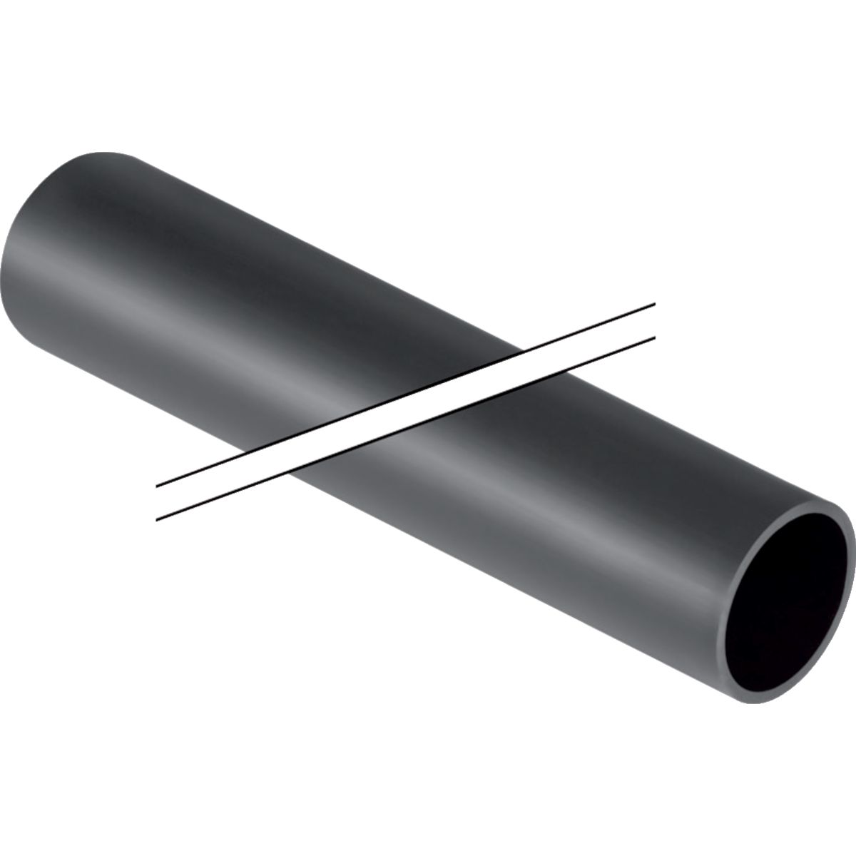 Geberit PE predlžovacia rúra 100 cm, priemer 4,5 cm, 152.170.16.1