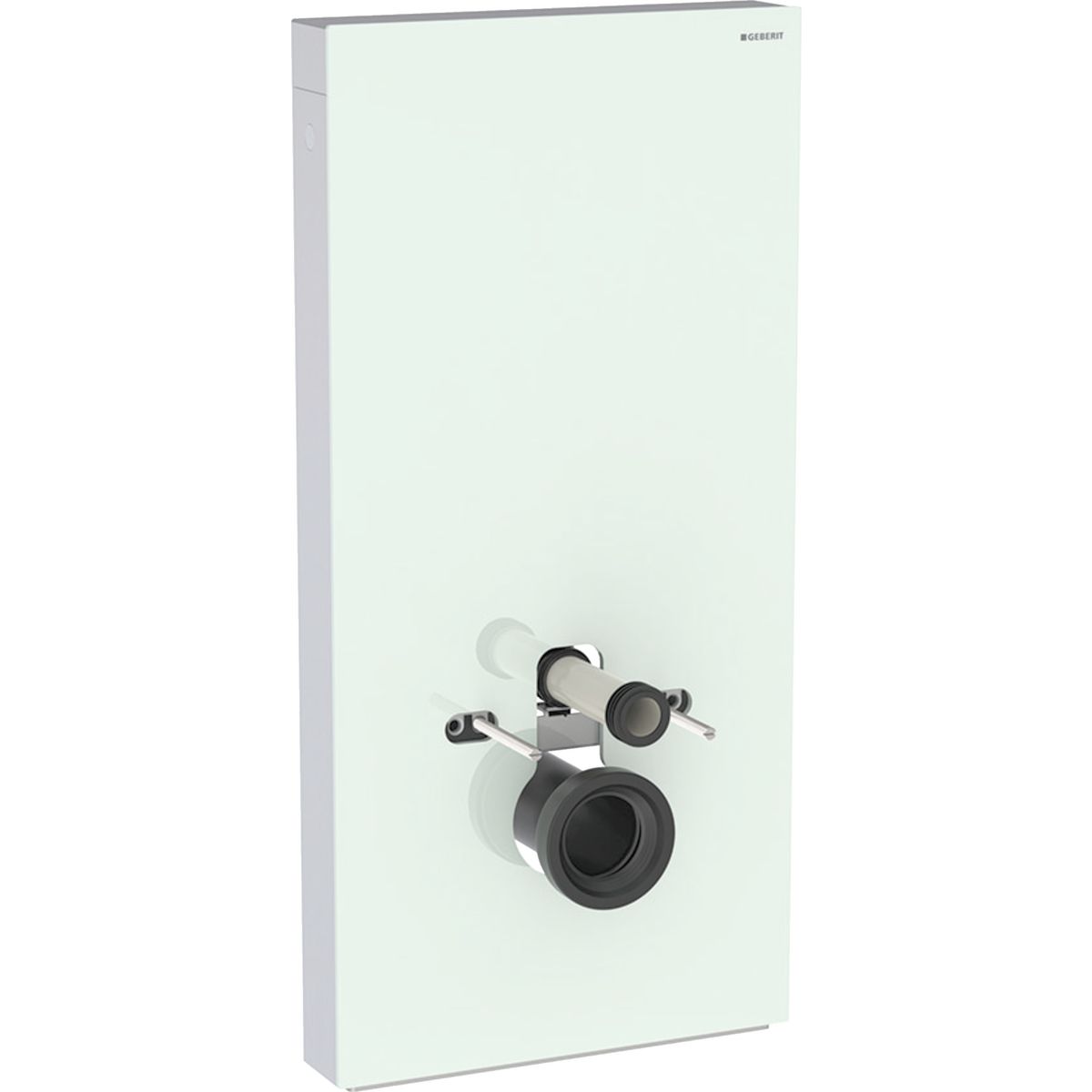 Geberit Monolitický modul pre závesné WC, 101 cm, sklo mätová/hliník 131.021.SL.5