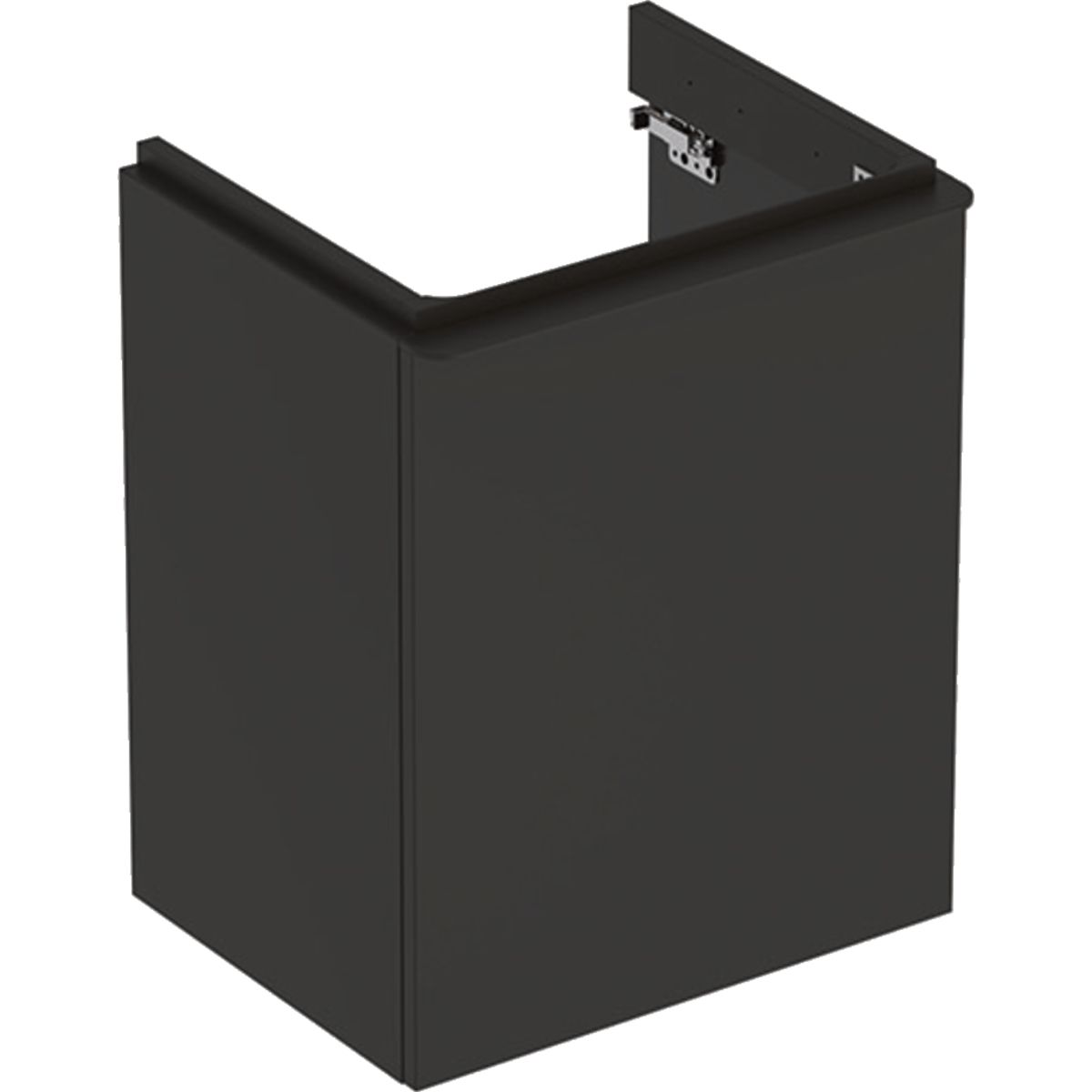 Geberit Smyle Square Kúpeľňová skrinka pod umývadlo 49,2 cm ľavá, láva 500.364.JK.1