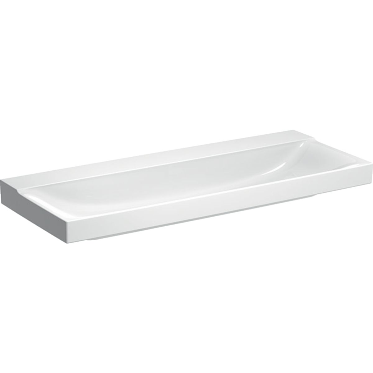 Geberit Xeno2 Umývadlo 120 cm bez otvoru, biele/KeraTect 500.552.01.1