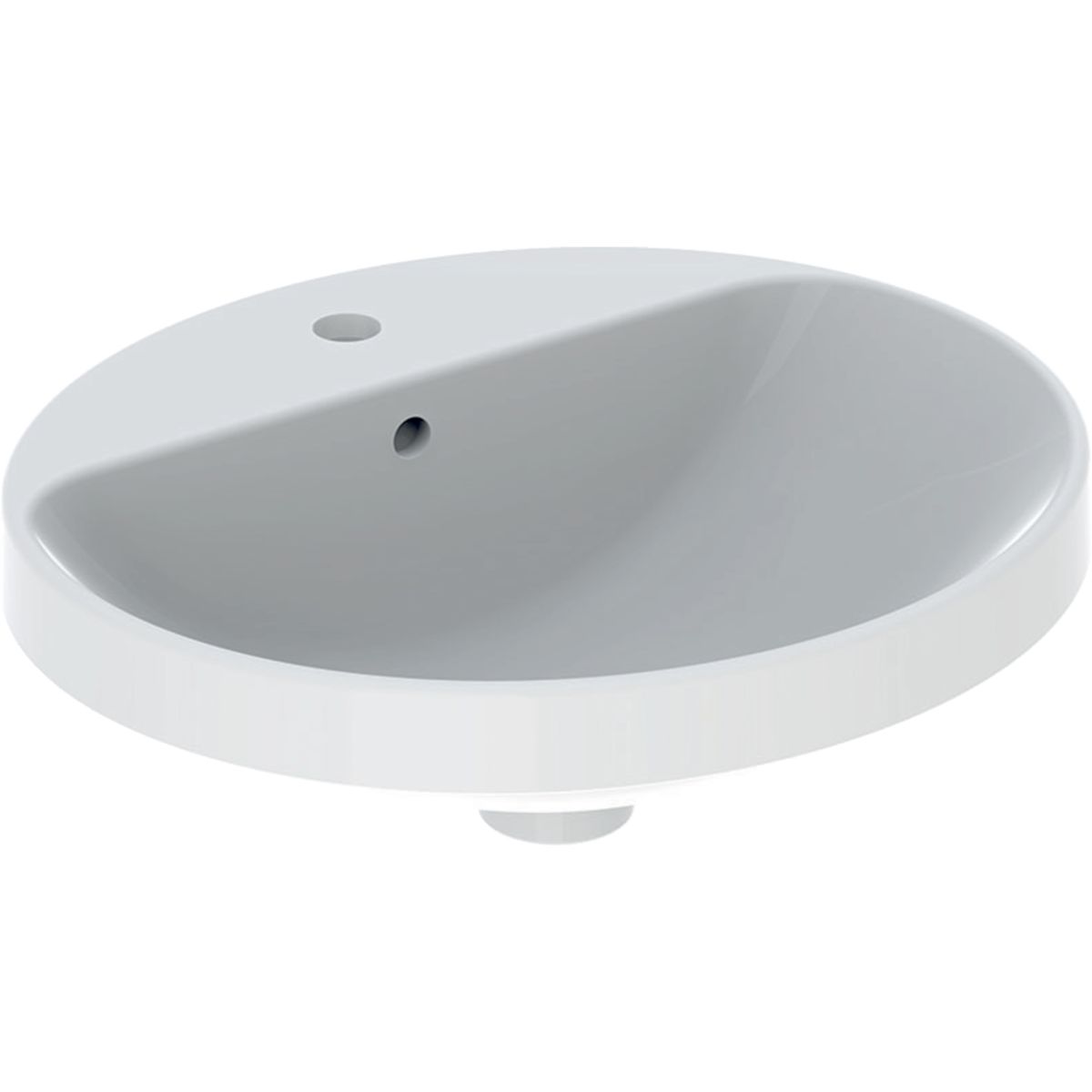 Geberit VariForm Zapustené umývadlo 50 x 45 cm s prepadom, biele 500.712.01.2