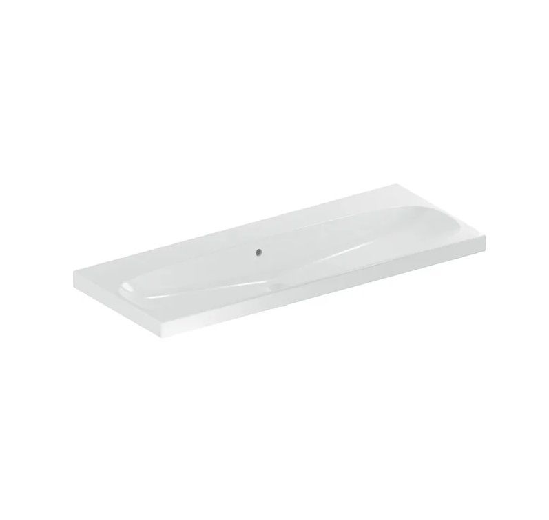 Geberit Acanto Umyvadlo 120x48,2 cm, bez otvoru, přepad, bílá 501.880.00.3