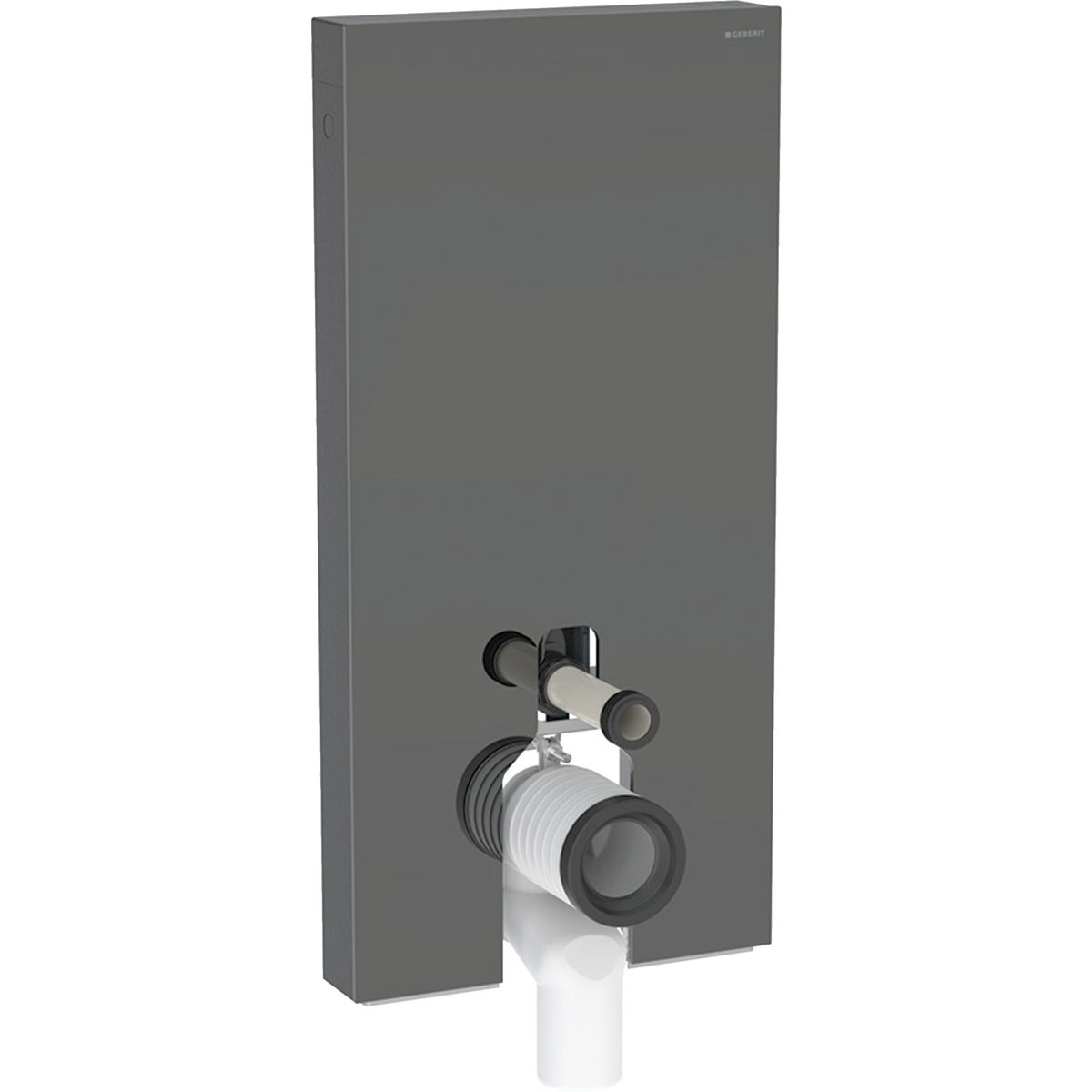 Geberit Modul Monolit pre stojace WC, 101 cm, sklo lava/čierny chróm 131.002.JK.5