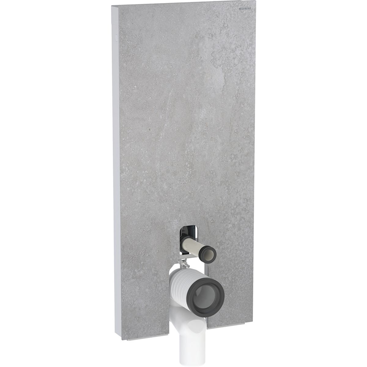 Geberit Monolitický modul pre stojace WC, 114 cm, sklobetón/hliník 131.033.JV.5