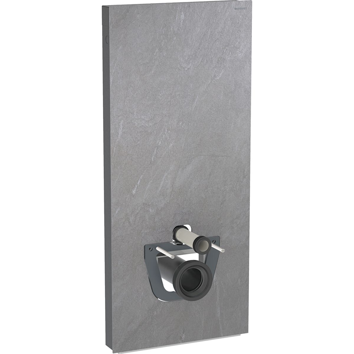Geberit Modul Monolith pre závesné WC, 114 cm, sklenená bridlica/čierny chróm 131.031.00.5