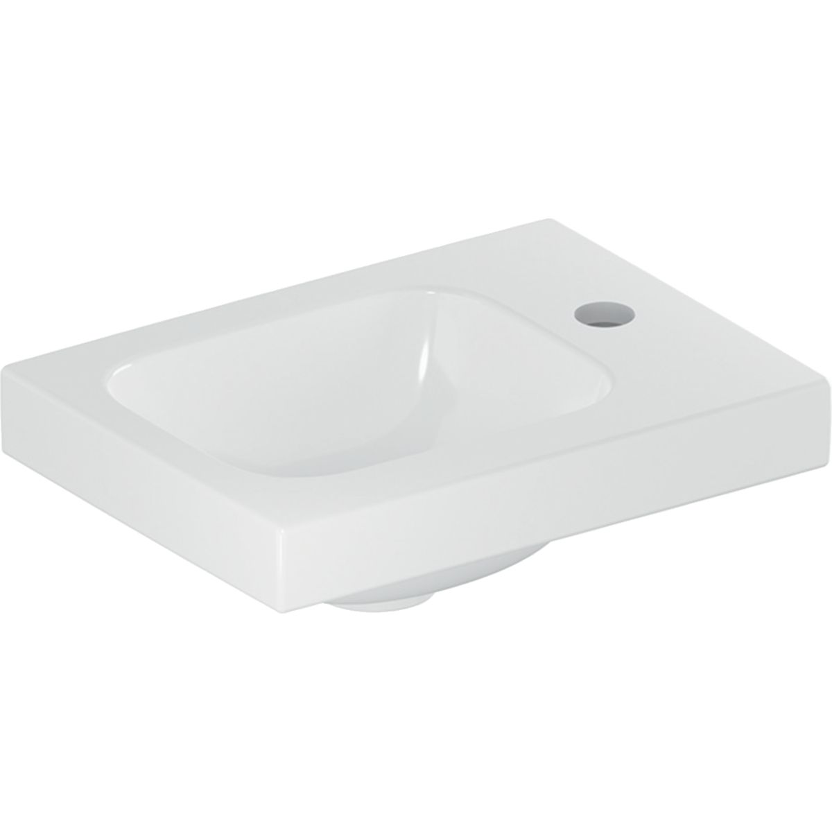 Geberit iCon Light Umývátko otvor pro baterii vpravo, 38 cm, 501.830.00.1