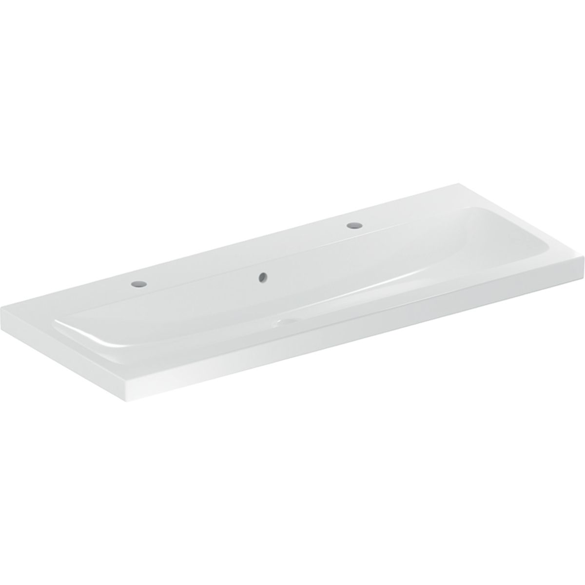 Geberit iCon Light Umyvadlo 120 cm, otvor pro baterii vlevo i vpravo, 501.837.00.1