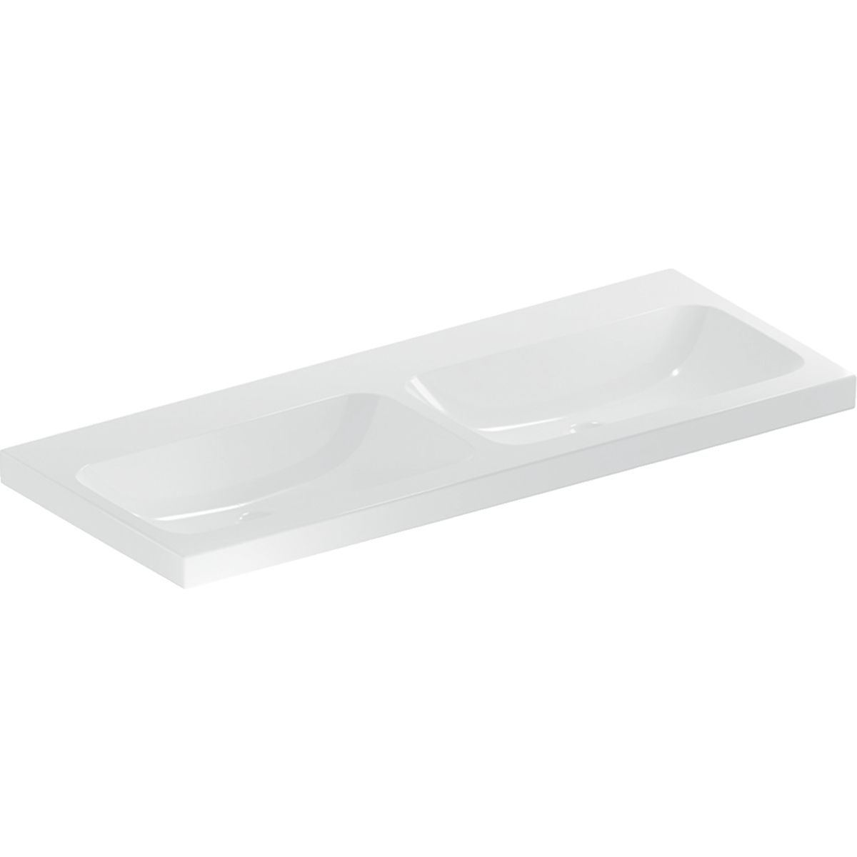 Geberit iCon Light Dvojité umyvadlo 120 cm, 501.838.00.7