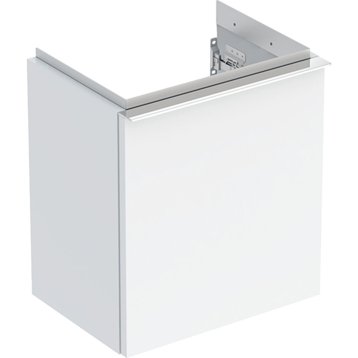 Geberit iCon Skrinka pod umývadlo 37 x 41,5 cm, biela lesklá, úchytka chróm lesklá 502.300.01.2