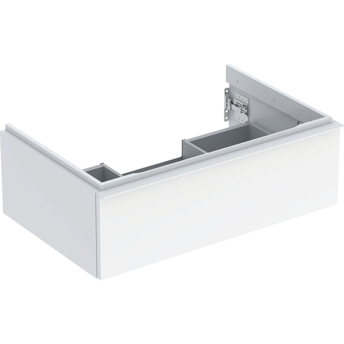 Geberit iCon Umývadlová skrinka 88,8 x 24,7 cm, biely lesk, rukoväť biela matná 502.312.01.1