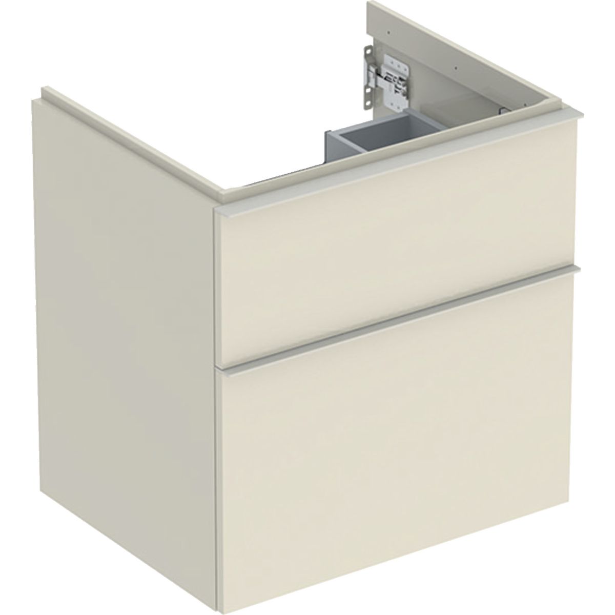 Geberit iCon Umývadlová skrinka 59,2 x 61,5 cm, pieskovo sivá, rukoväť pieskovo sivá 502.303.JL.1