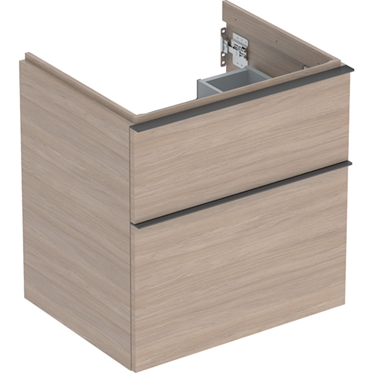 Geberit iCon Skrinka pod umývadlo 59,2 x 61,5 cm, dub, úchytka láva matná 502.303.JH.1
