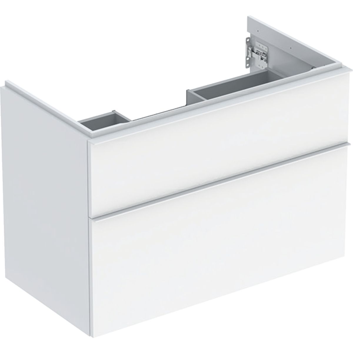 Geberit iCon Umývadlová skrinka 88,8 x 61,5 cm, biela lesklá, rukoväť biela matná 502.305.01.1