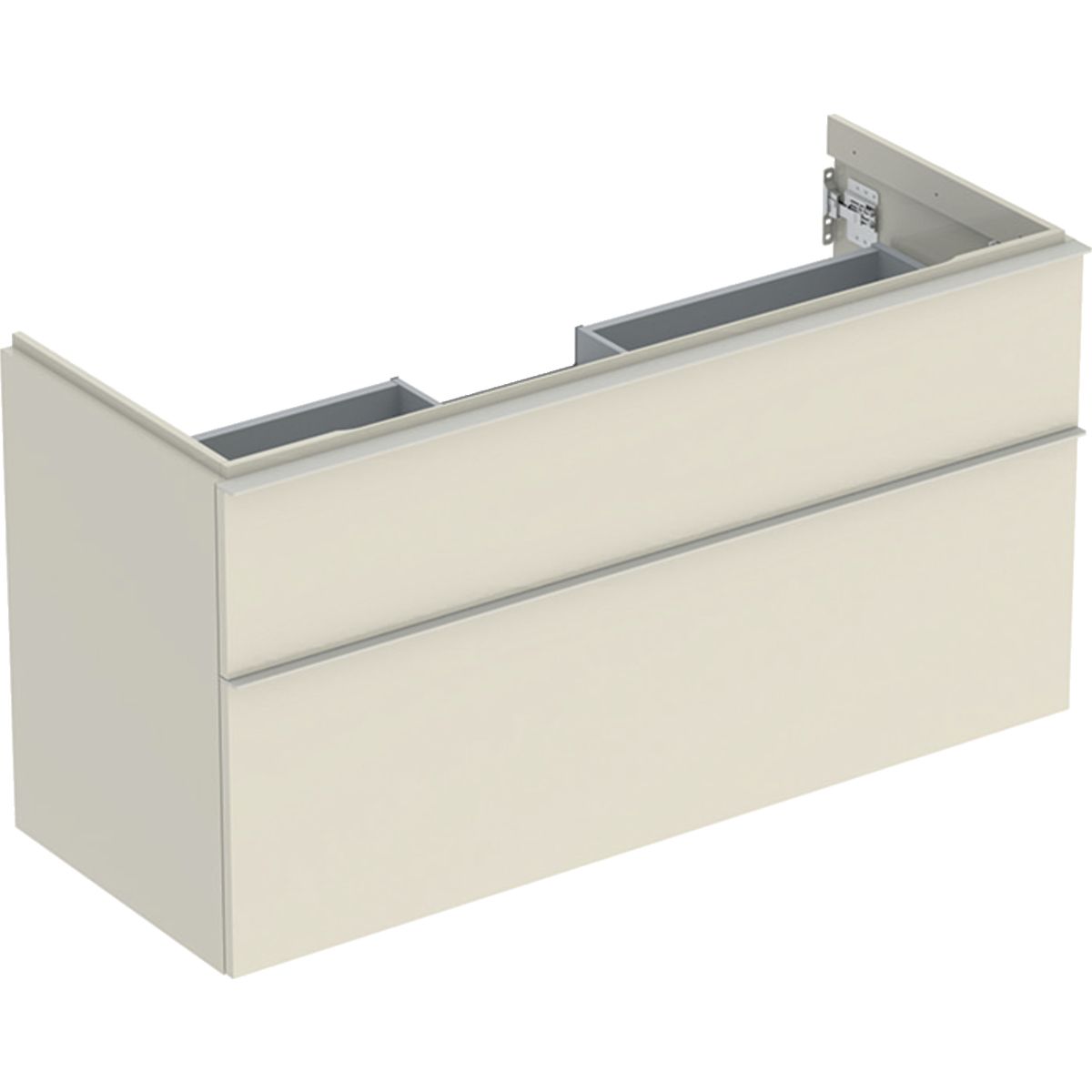 Geberit iCon Umývadlová skrinka 118,4 x 61,5 cm, pieskovo sivá, rukoväť pieskovo sivá 502.306.JL.1
