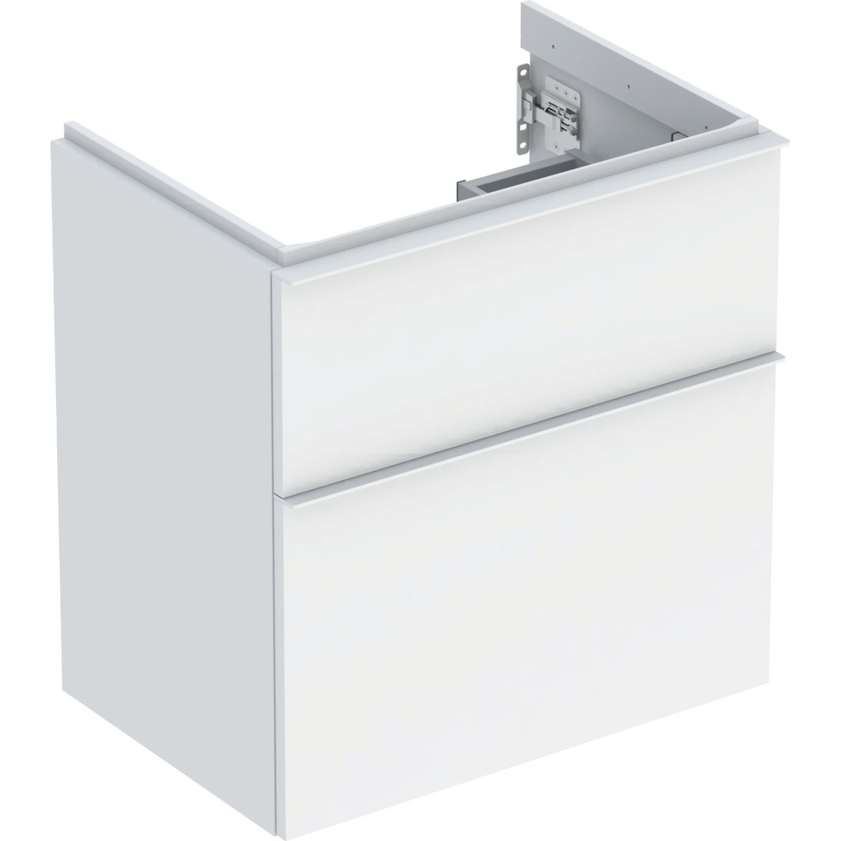 Geberit iCon Skrinka pod umývadlo 59,2 x 61,5 cm, biela matná, úchytka biela matná 502.307.01.3