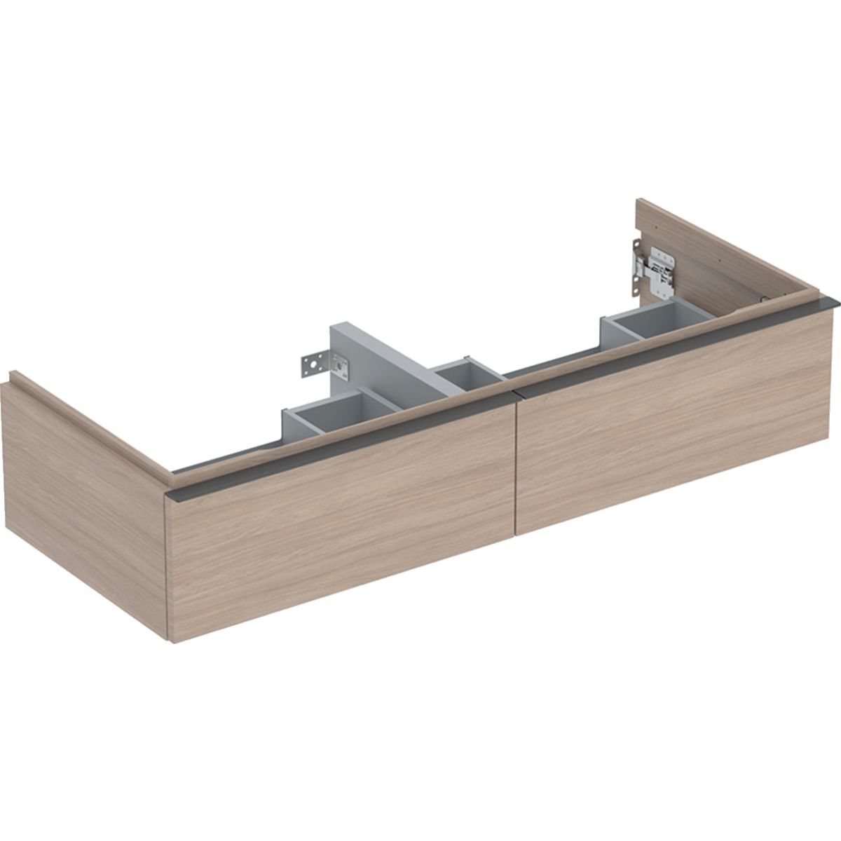 Geberit iCon Skrinka pod dvojité umývadlo 118,4 x 47,6 cm, dub 502.314.JH.1