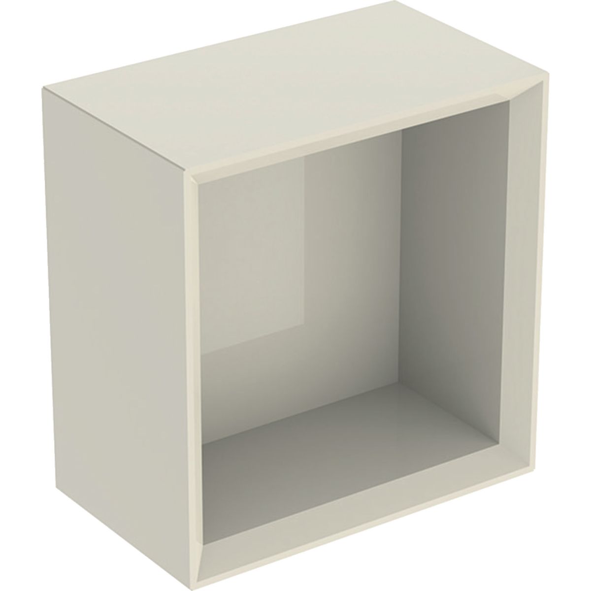 Geberit iCon Štvorcový nástenný box 22,5 x 23,3 cm, pieskovo sivý 502.321.JL.1