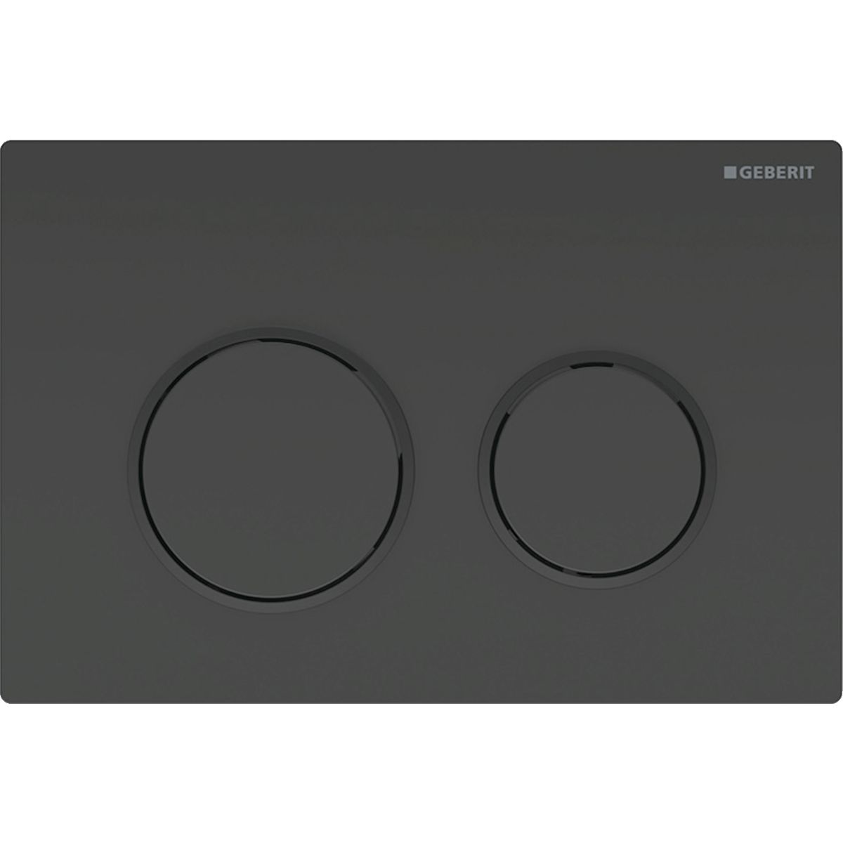 Geberit Omega20 Ovládacie tlačidlo, čierne lesklé 115.085.DW.1