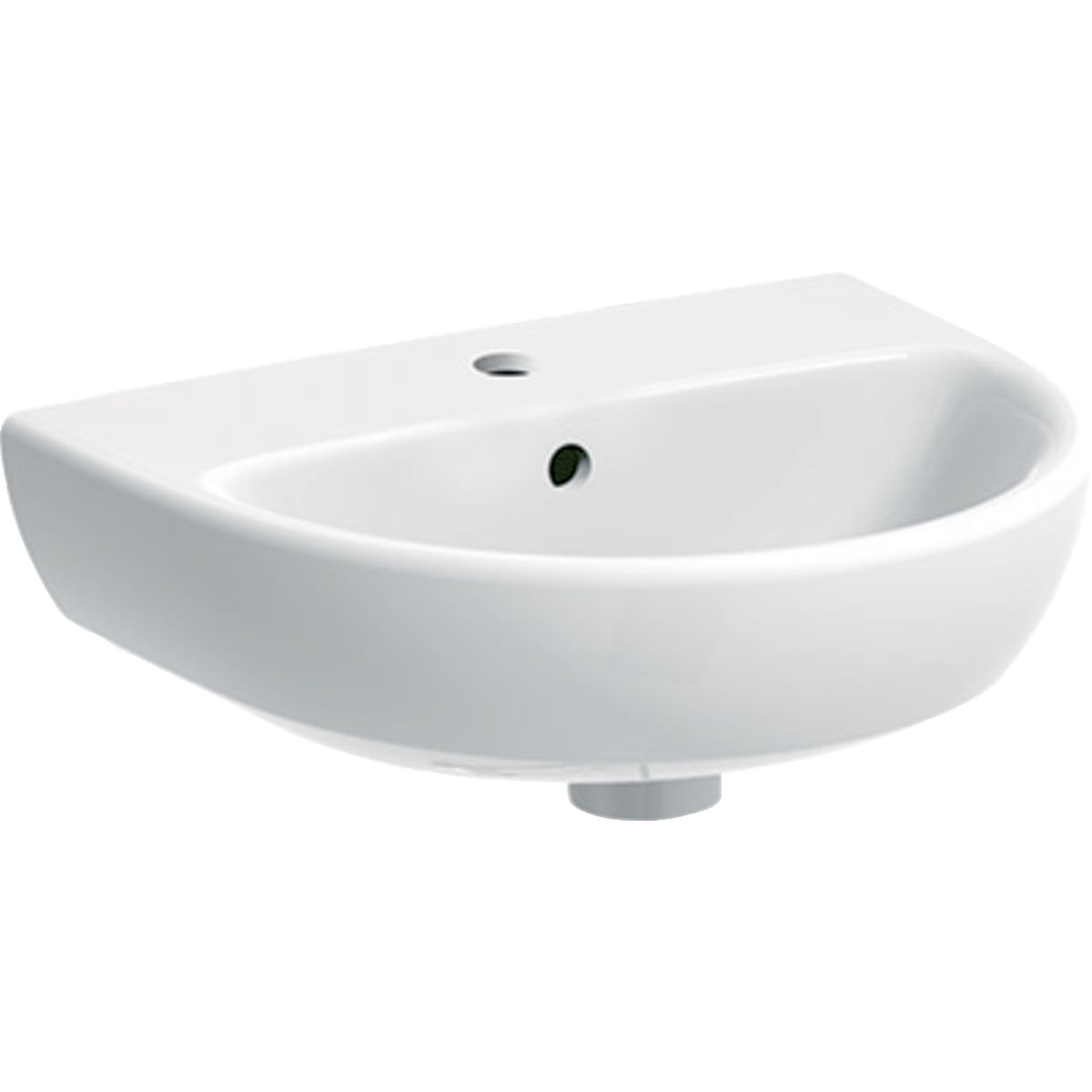 Geberit Selnova Umývadlo 50x41 cm, s prepadom, biele 500.295.01.7
