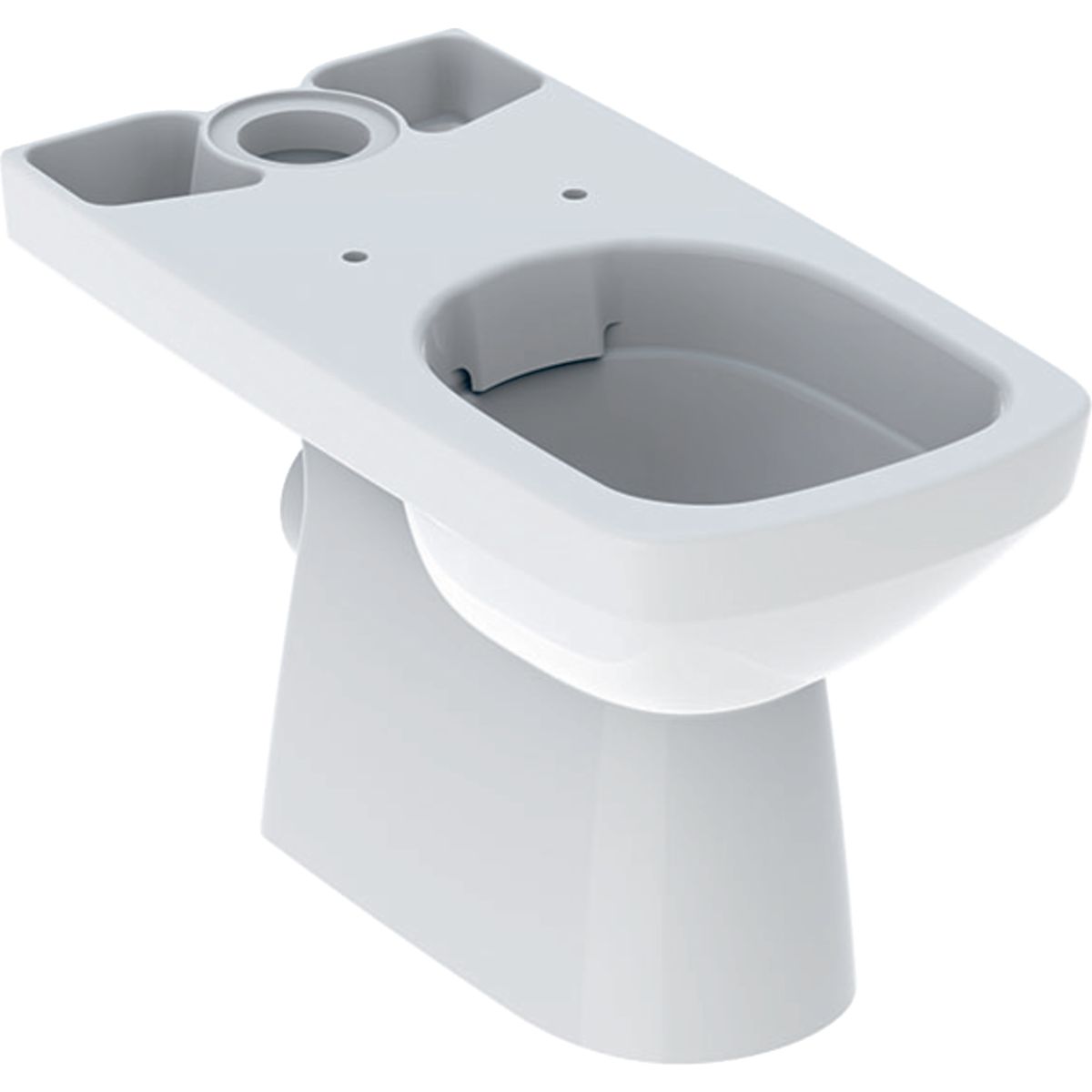 Geberit Selnova Štvorcová WC misa, hlboké splachovanie, horizontálny odtok, Rimfree, biela 501.563.01.7