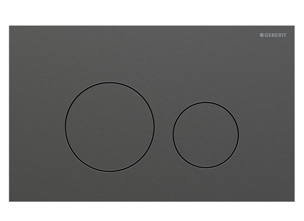 Geberit Sigma40 Ovládacie tlačidlo čierna chróm, easy-to-clean 115.628.QD.1