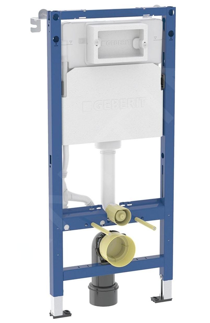 Geberit DuofixBasic WC modul do sadrokartónu 112 cm so splachovacou nádržou Delta 12 cm, 458.103.00.2