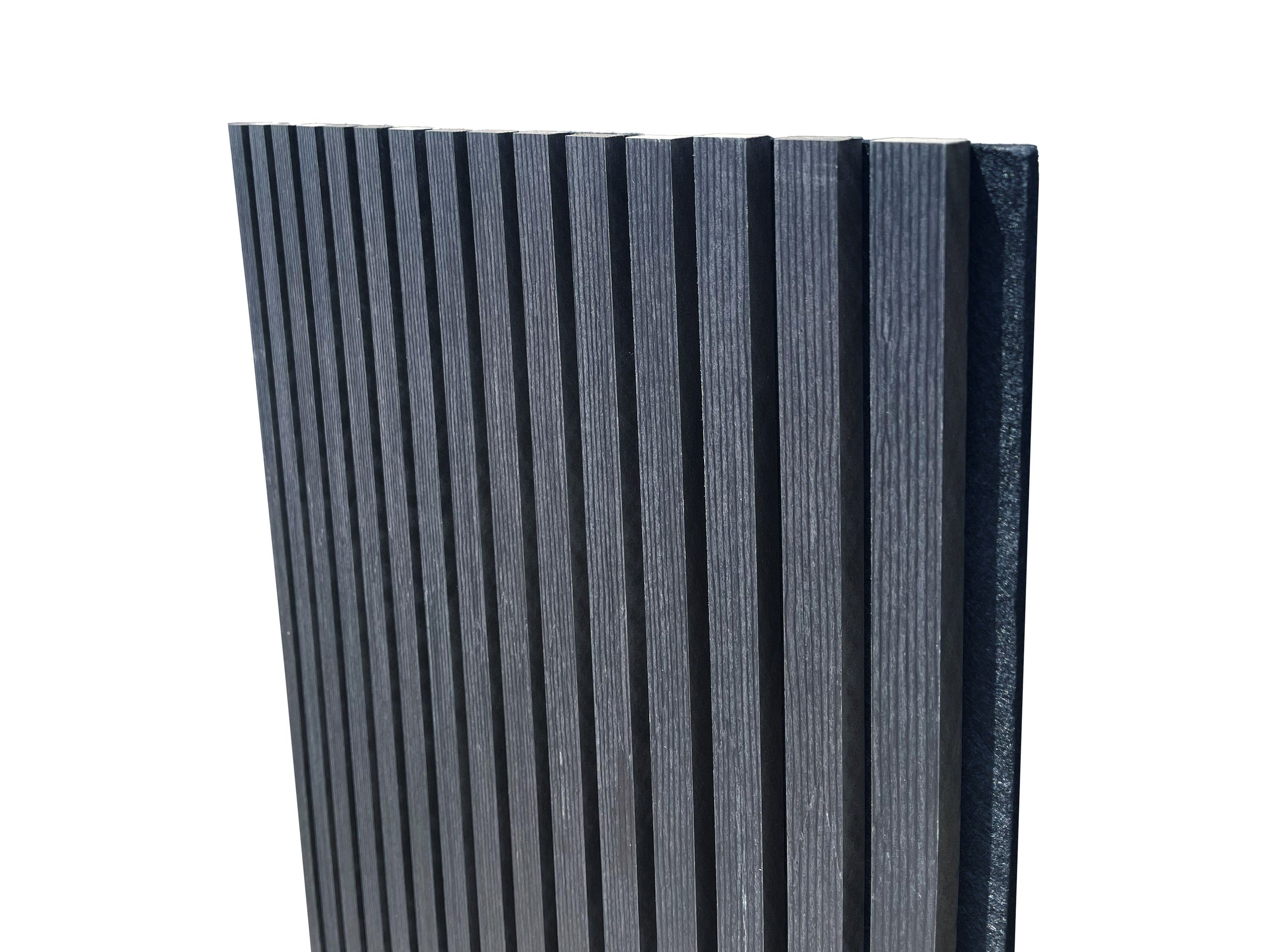 EBS Akustický panel Orechová čierna dyha 60x270 cm lamely na plsti