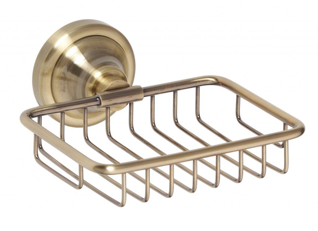 Bemeta Retro bronzová mydelnička 140x65x142 mm, obdĺžnik, drôt 144108167