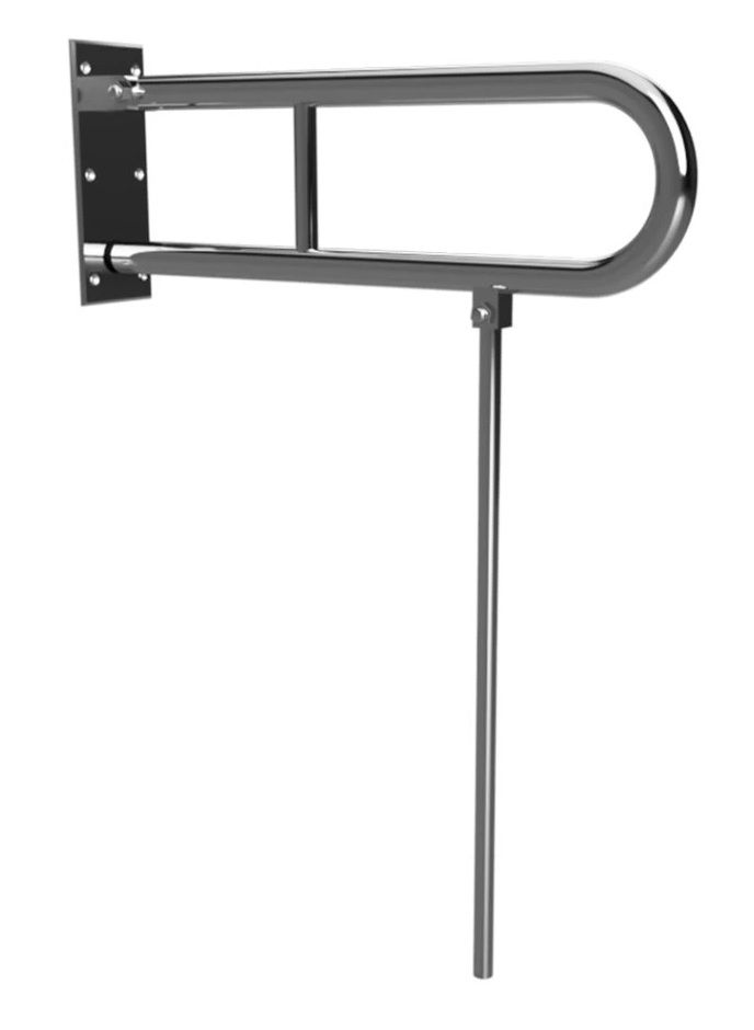 Bemeta Help Sklopná rukoväť U s opornou nohou, 60 cm NZ 301102071N