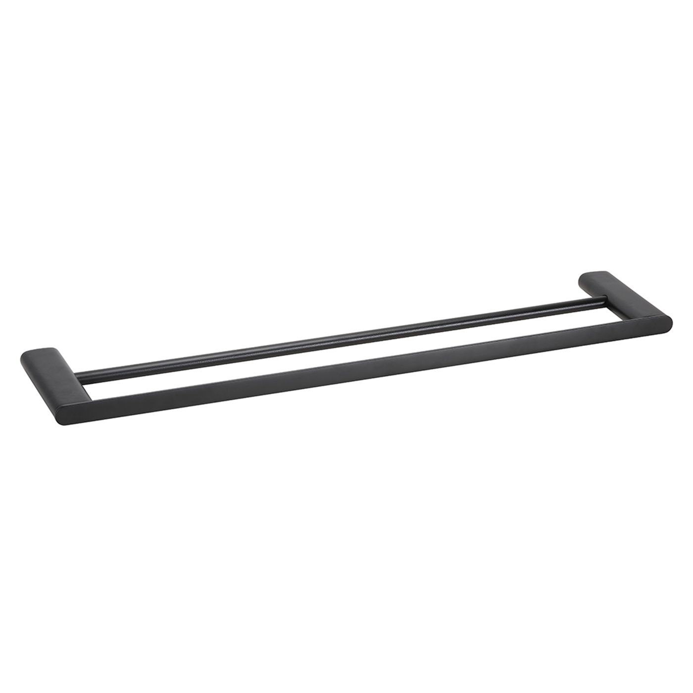 Bemeta Organic Black Držák ručníků dvojitý 600 mm černá 167104050