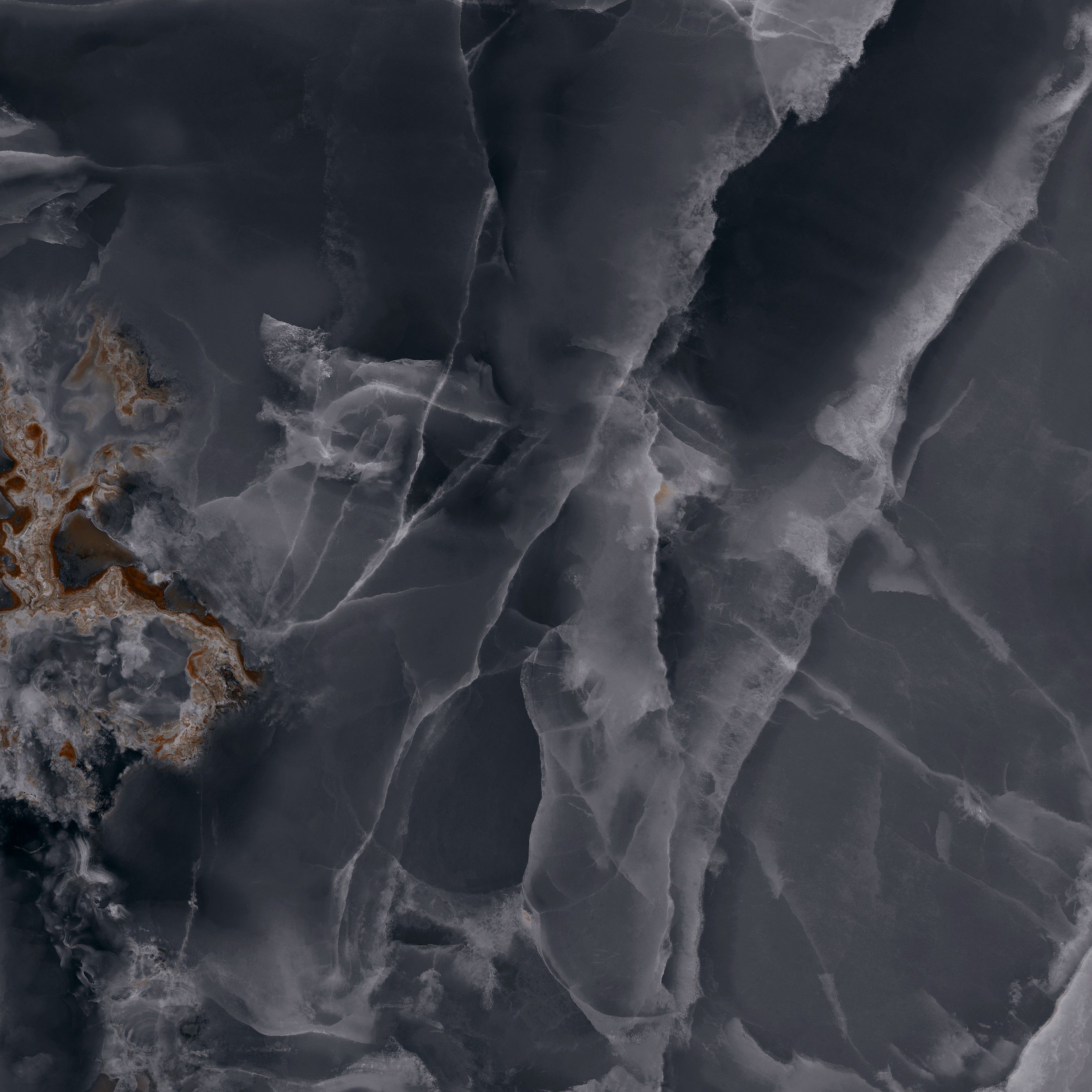EBS Iceland dlažba 120x120 midnight lesklý