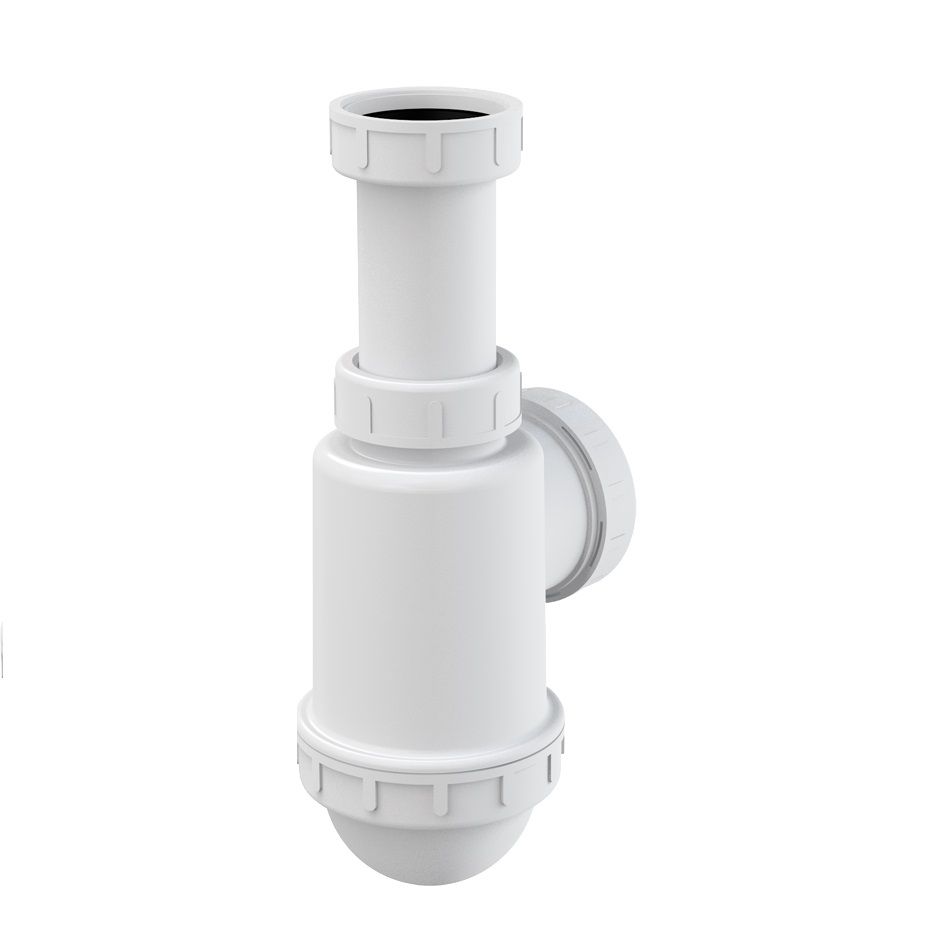 Alcadrain Drezový sifón s prepadovou maticou 6/4" A443-DN50/40