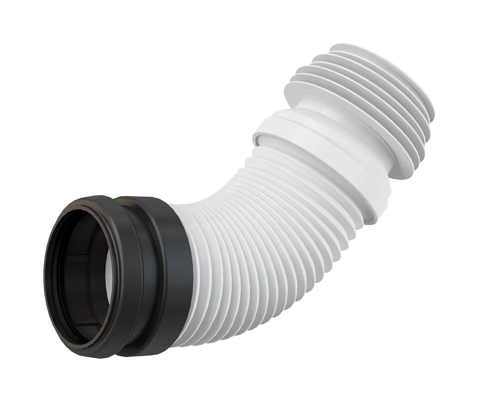 Alcadrain Odpadové koleno DN90/110, flexi ohýbanie M9006