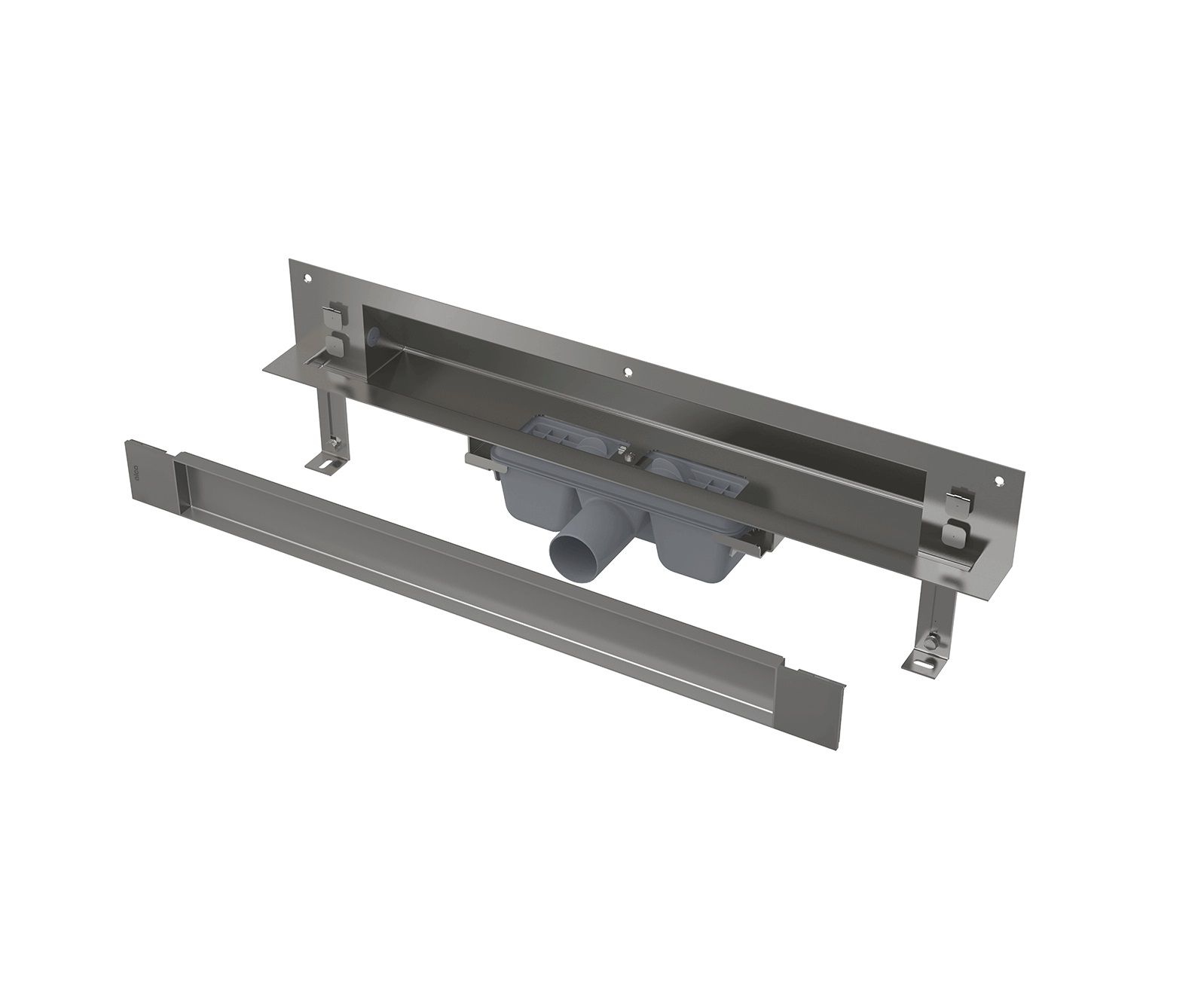 Alcadrain Twin Spa Odvodňovací systém 105 cm do steny, kryt na obklad APZ5-TWIN-1050