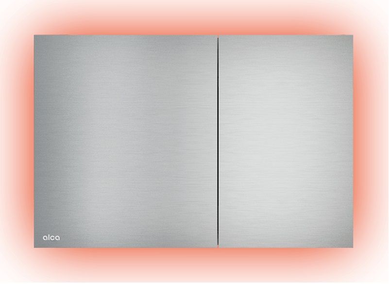 Alcadrain Ovládacie tlačidlo s podsvietením Alunox-mat AIR LIGHT