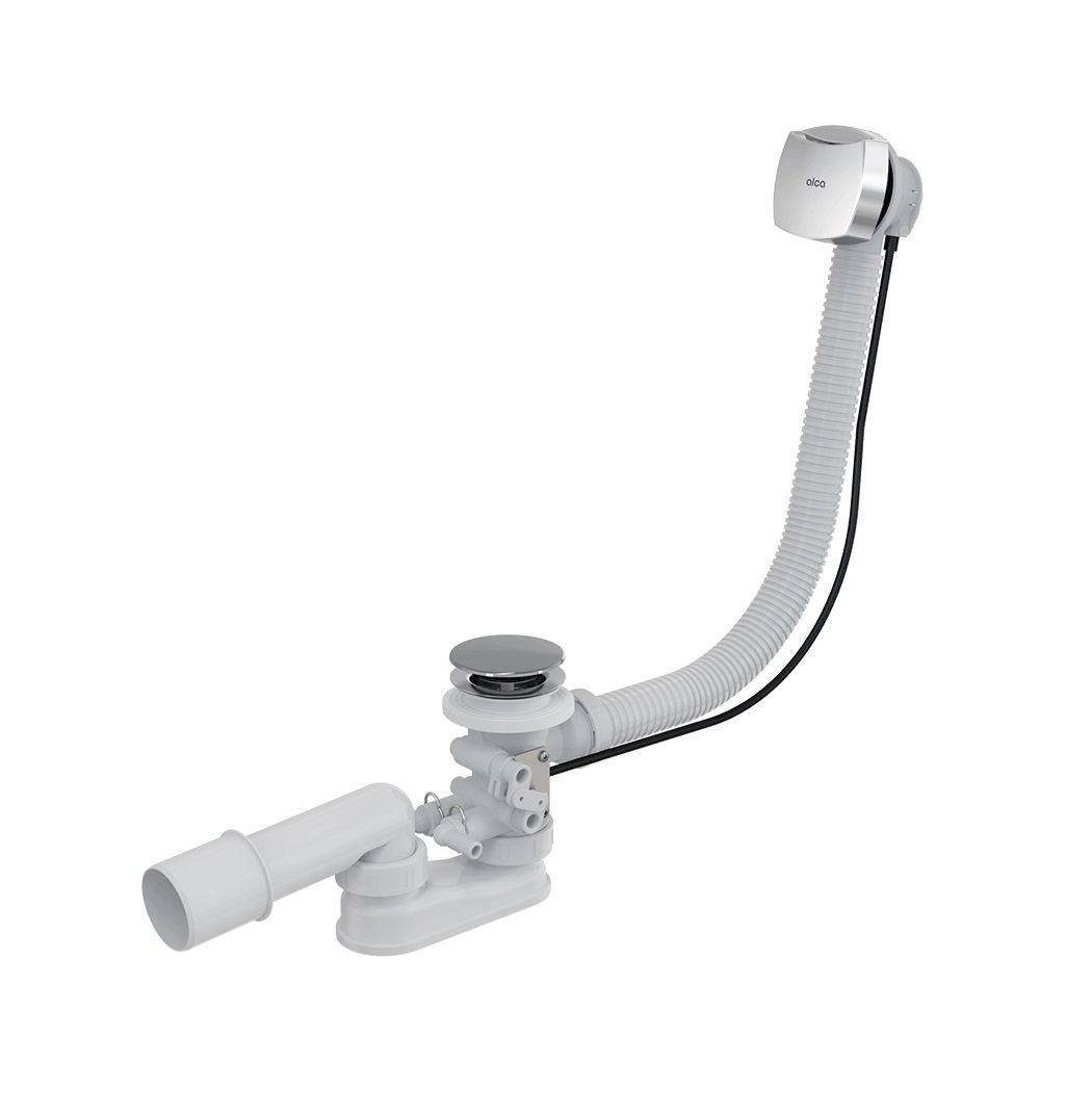 Alcadrain Vaňový sifón pre vírivé vane 120 cm, chróm A566-112122-120
