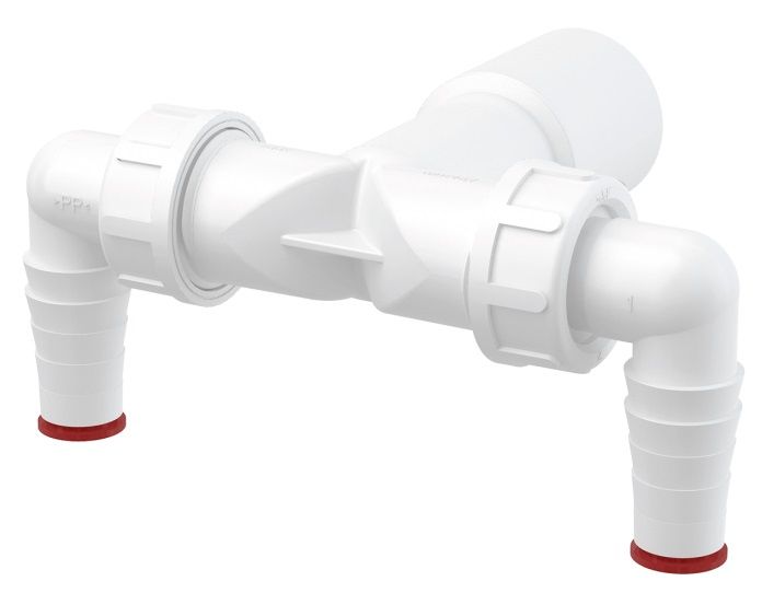 Alcadrain Dvojité koleno DN40/32 P155Z
