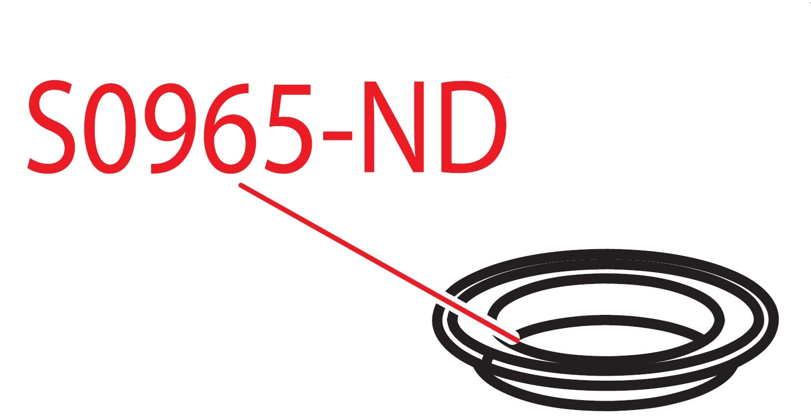 Alcadrain Náhradné tesnenie pre zátky sifónu vane, S0965-ND