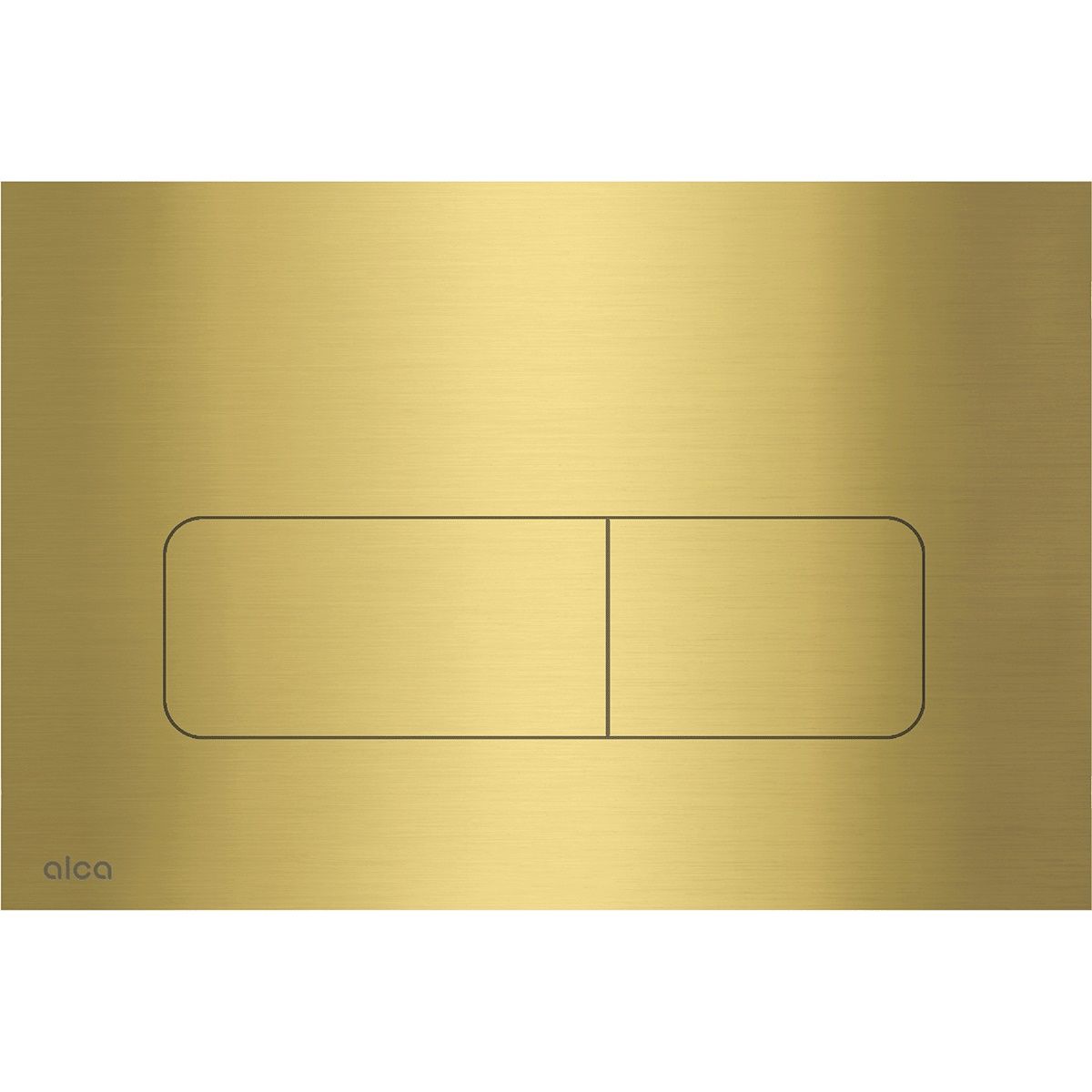 Alcadrain Ploché tlačidlo Moon Control, brúsená mosadz MOON-BRASS
