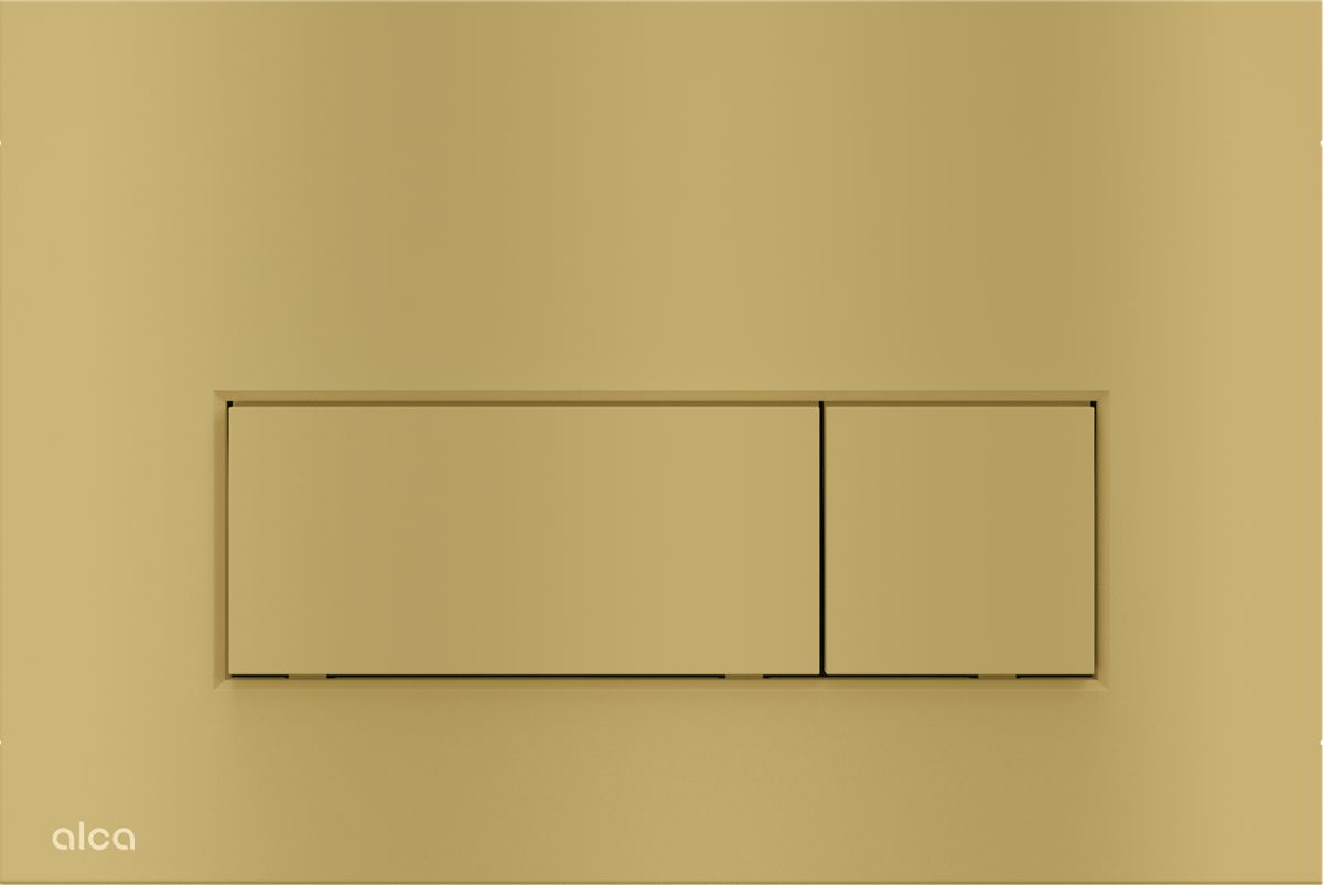 Alcadrain Ovládacie tlačidlo pre WC, brass matná M57-BR-M