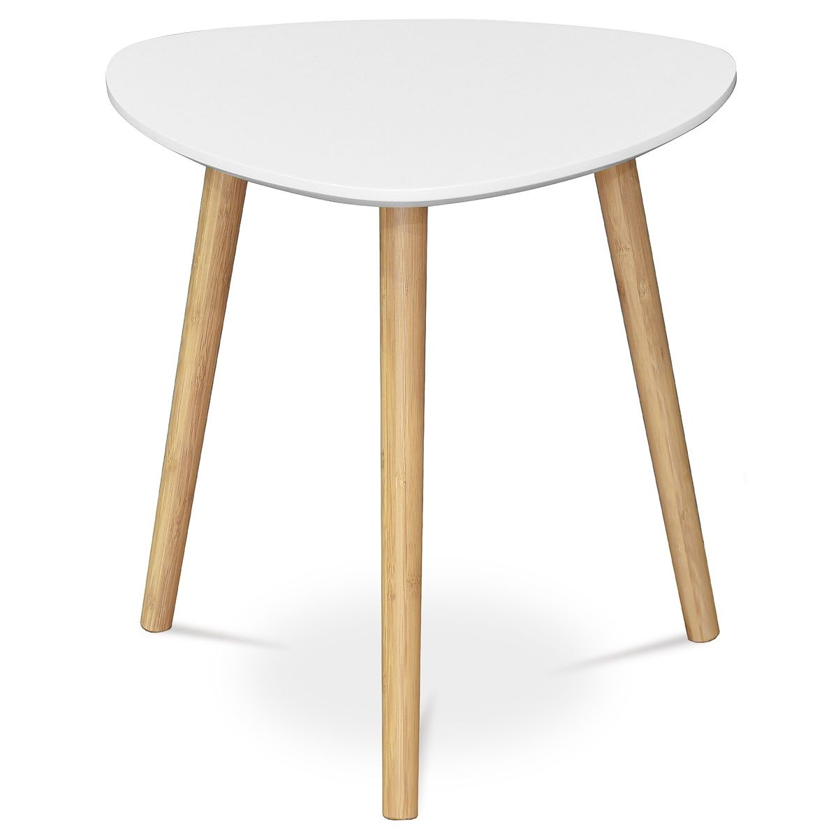 Autronic Zouk AF-1132WT Konferenčný stolík 40x40 cm, biely