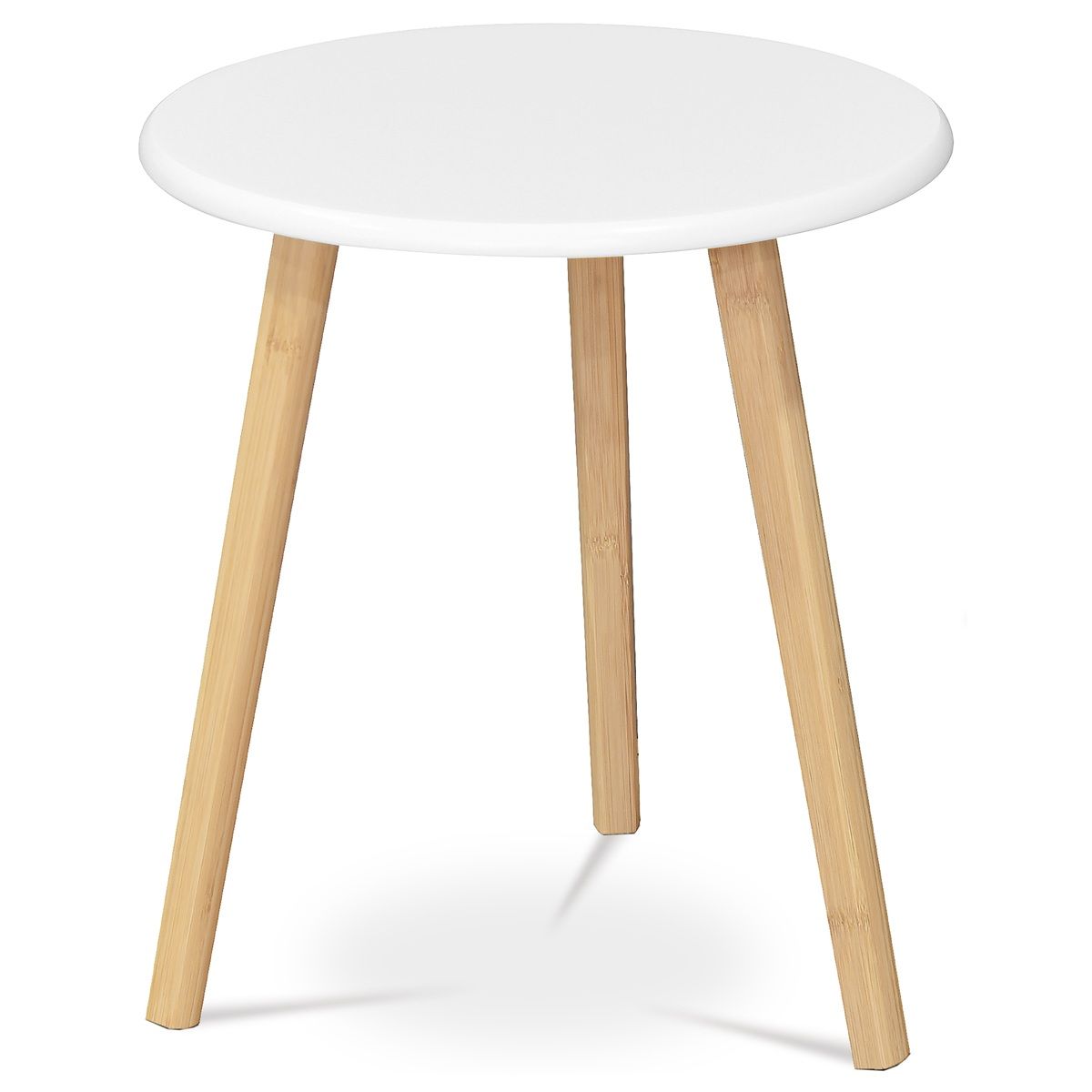 Autronic Zouk AF-1142WT Konferenční stolek 40x40 cm, bílá